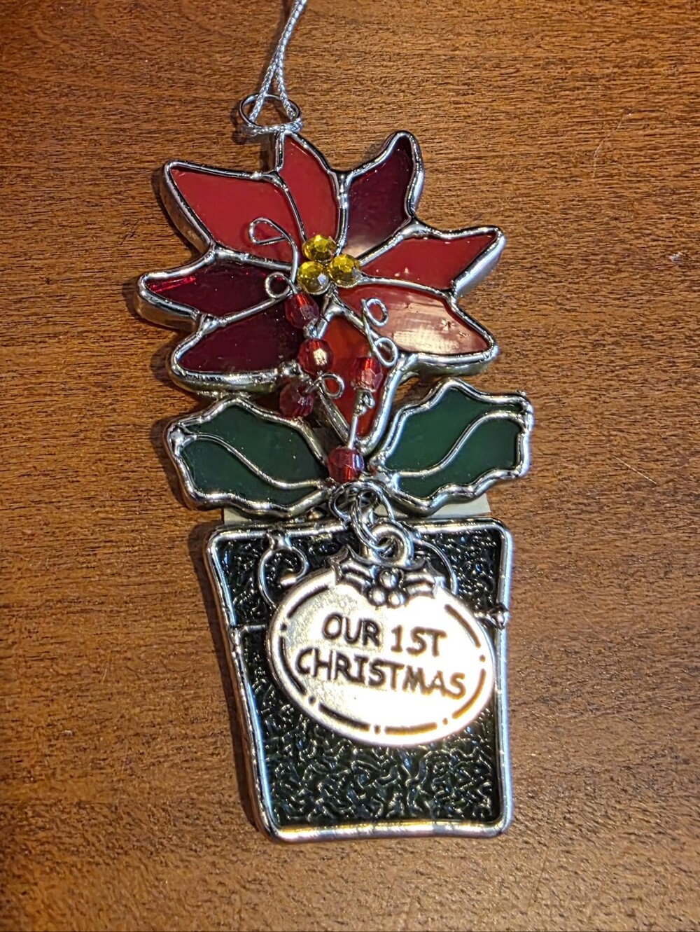 Poinsetta Xmas Ornament